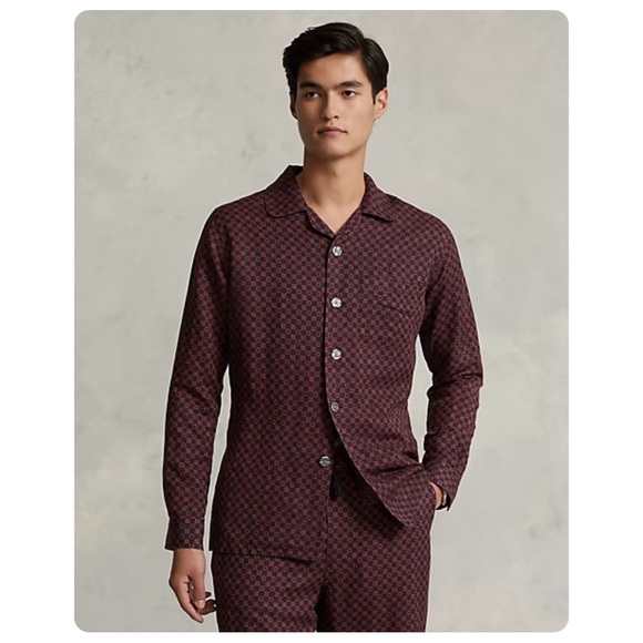 ★ NWT Polo Ralph Lauren Classic Fit Foulard Pajama-Style Shirt ★